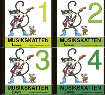 Musikskatten, CD box SngCD 1-4