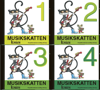 Musikskatten, CD box SångCD 1-4