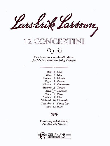Concertino fr trombon och strkorkester Op 45:7