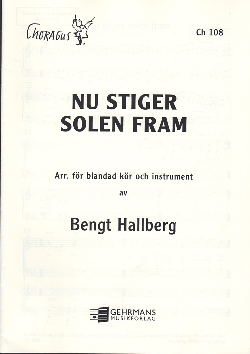 H O C Zinck: Nu stiger solen fram (SATB)