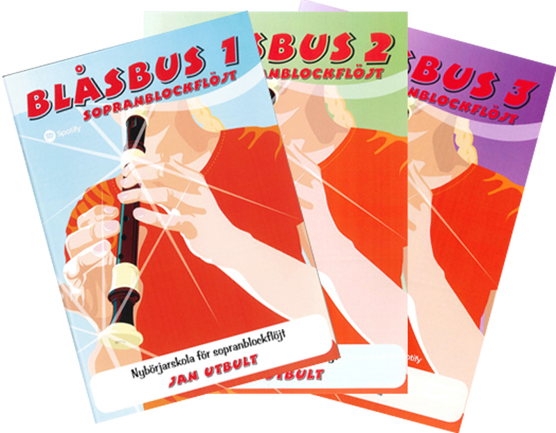 Blsbus Sopranblockfljt del 1, 2 & 3 - Paket