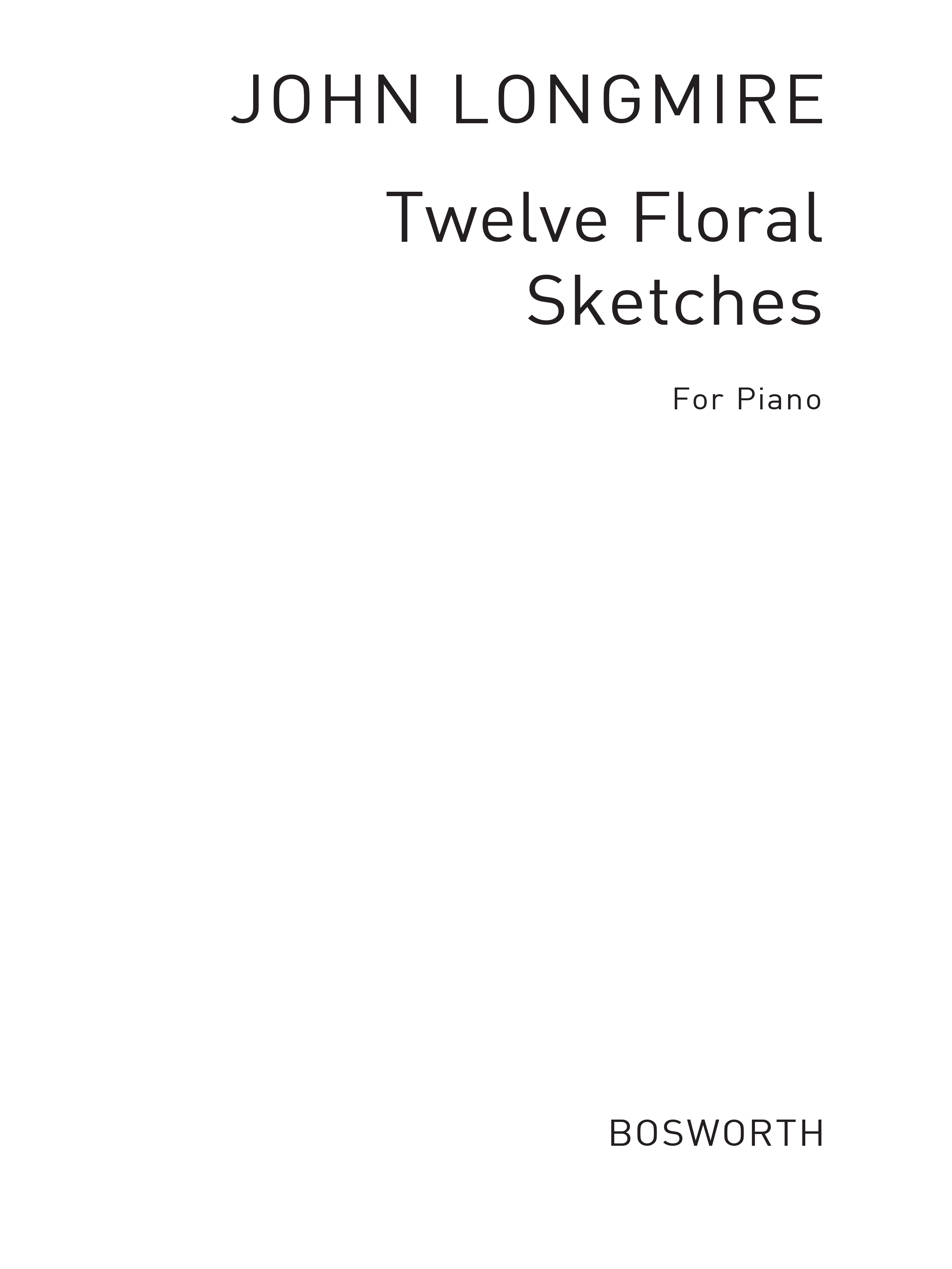 Longmire, J Twelve Floral Sketches Grade 2 Pf