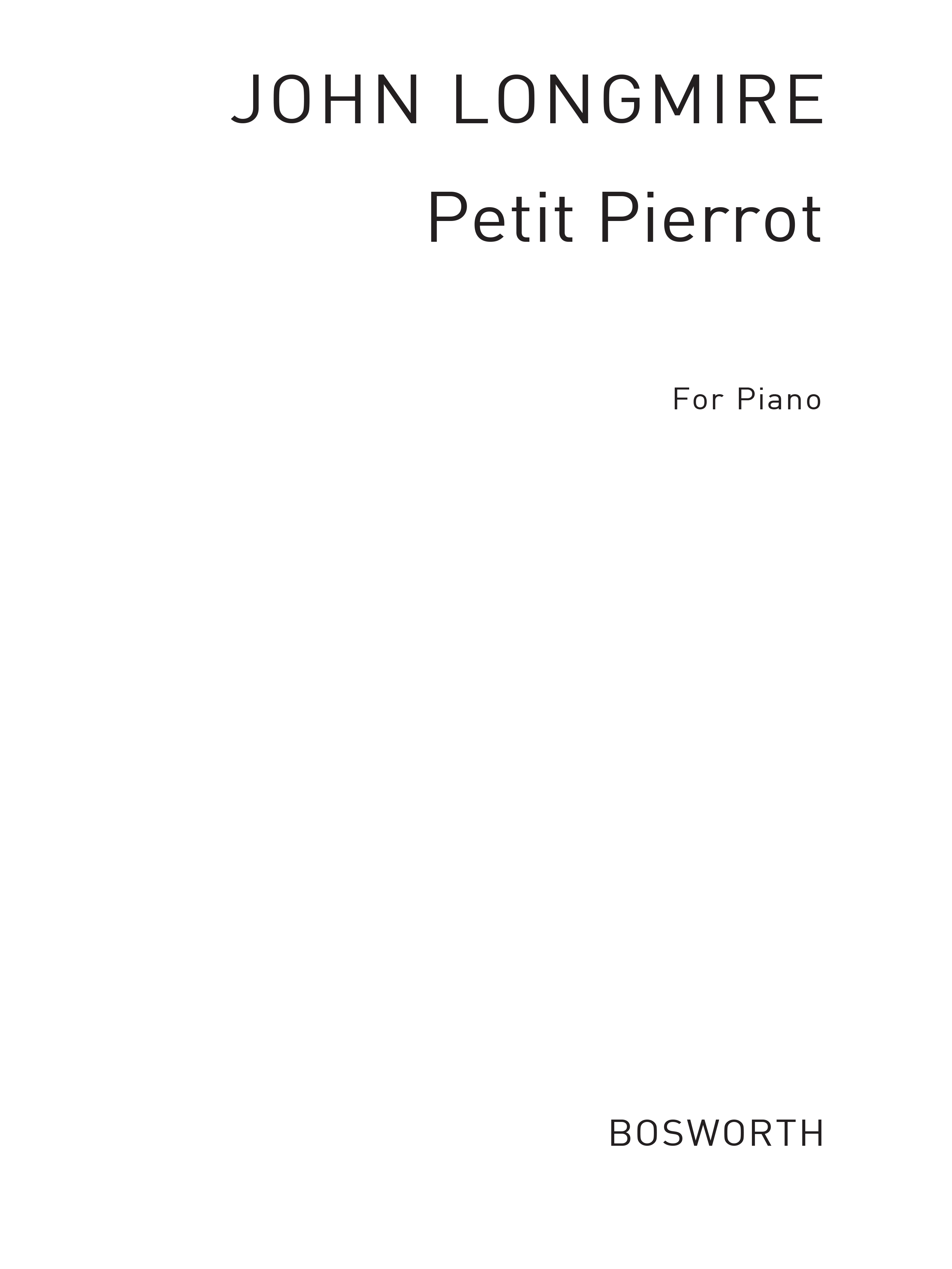 Longmire, J: Petit Pierrot: Pf