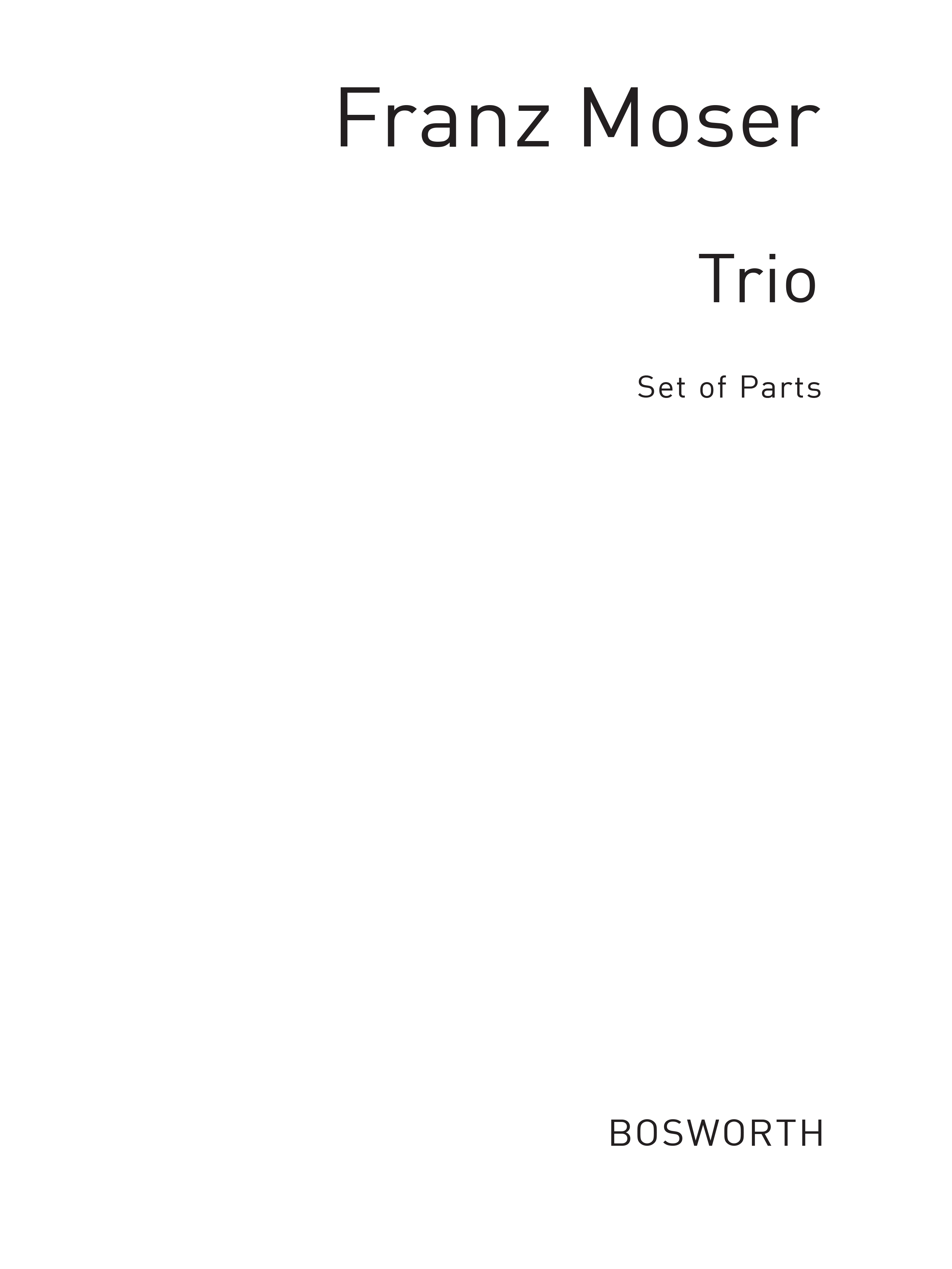 Moser, F Trio Op.38 2ob/Cora