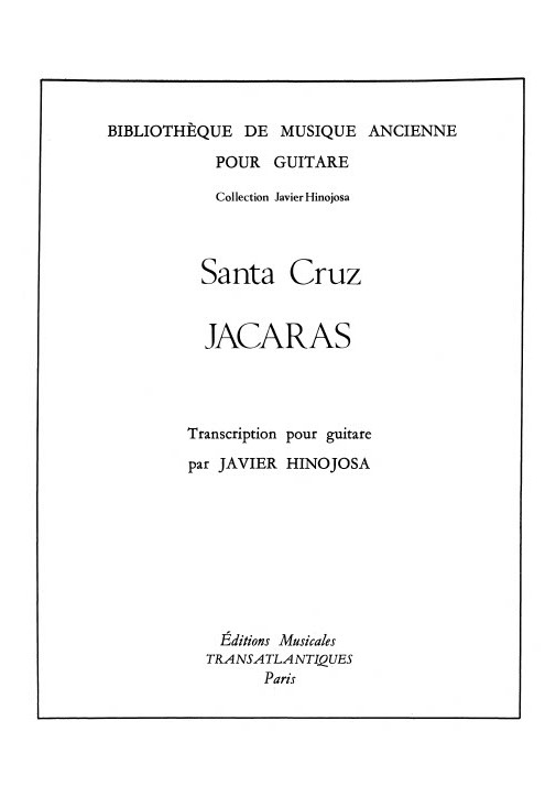 Ruan Santa-Cruz: Jacaras