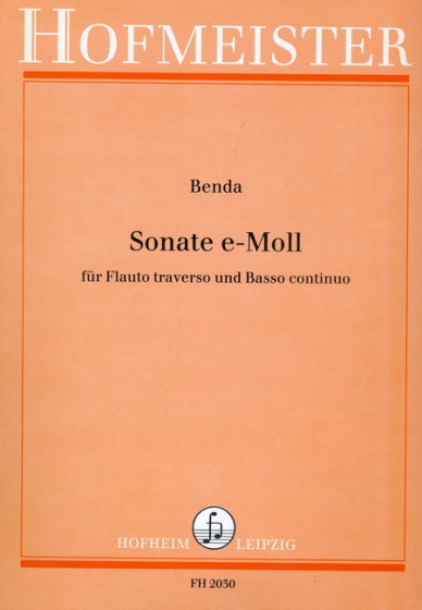 Benda, F.: Sonata In E Minor
