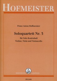 Hoffmeister, F. A.: Solo Quartet Number 3