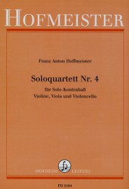 Hoffmeister, F. A.: Solo Quartet Number 4