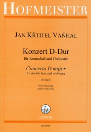 Jan Krtitel Vanhal: Konzert Für Kontrabaß Und Orchester D-Dur