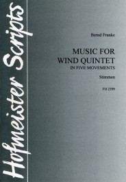 Franke, B.: Music For Wind Quintet - Parts
