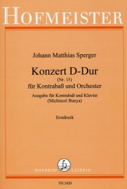 Sperger, J. M.: Concerto No 15 D Major