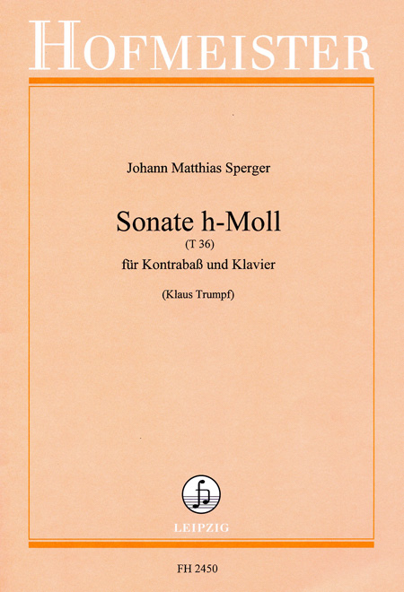 Johann Matthias Sperger: Sonata H-Moll