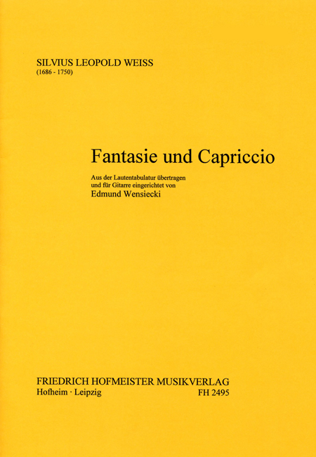 Weiss, S. L.: Fantasy And Capriccio