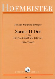 Johann Matthias Sperger: Sonata In D T38