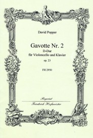 David Popper: Gavotte Op. 23 No. 2