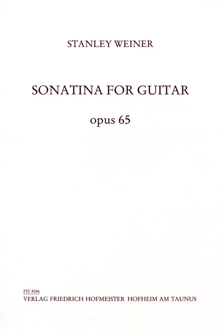 Weiner, S.: Sonatina Op 65