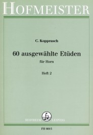 Friedrich Gumbert: 60 Ausgewählte Etüden Für Horn Band 2