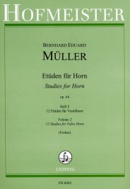 Bernhard Eduard Müller: Etüden Für Horn Op. 64 Band 2