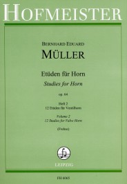 Bernhard Eduard Mller: Etden Fr Horn Op. 64 Band 2