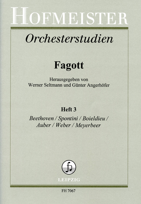 Orchestral Studies Book 3 - Beethoven, Weber, Auber