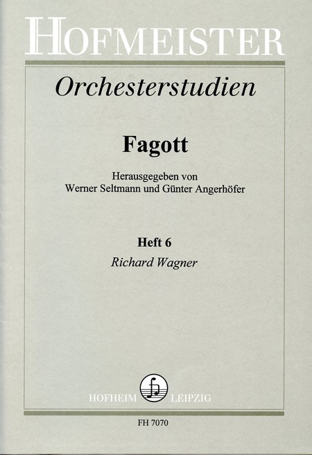 Orchestral Studies: Richard Wagner - Book 6 (Bassoon)