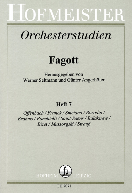 Orchestral Studies Book 7 - Offenbach, Franck, Smetana, Borodin, Brahm