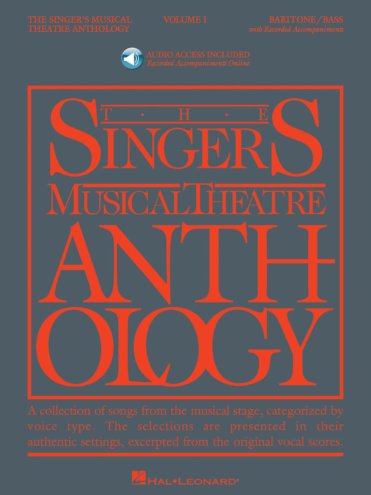 The Singer's Musical Theatre Anthology - Volume 1 (Baritone/Bass) Book/2CDs