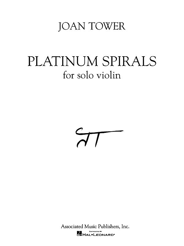 Joan Tower: Platinum Spirals (Solo Violin)
