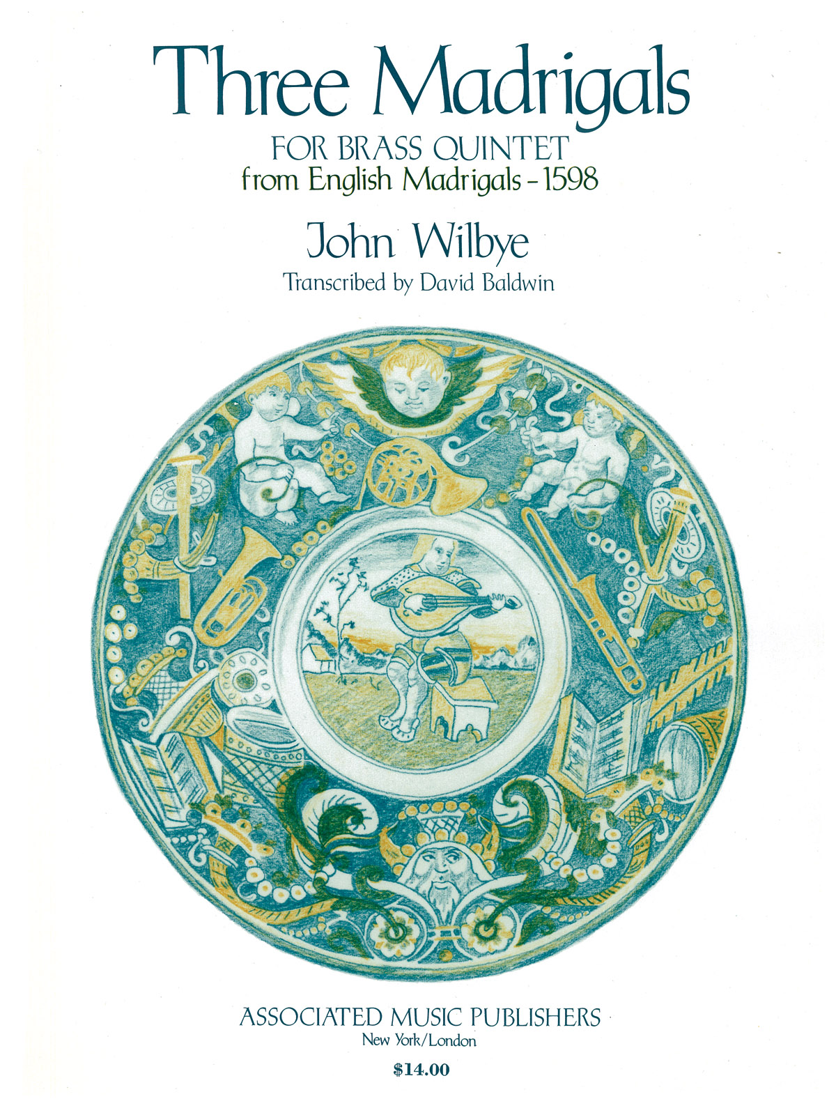 John Wilbye: Three Madrigals For Brass Quintet (Score/Parts)