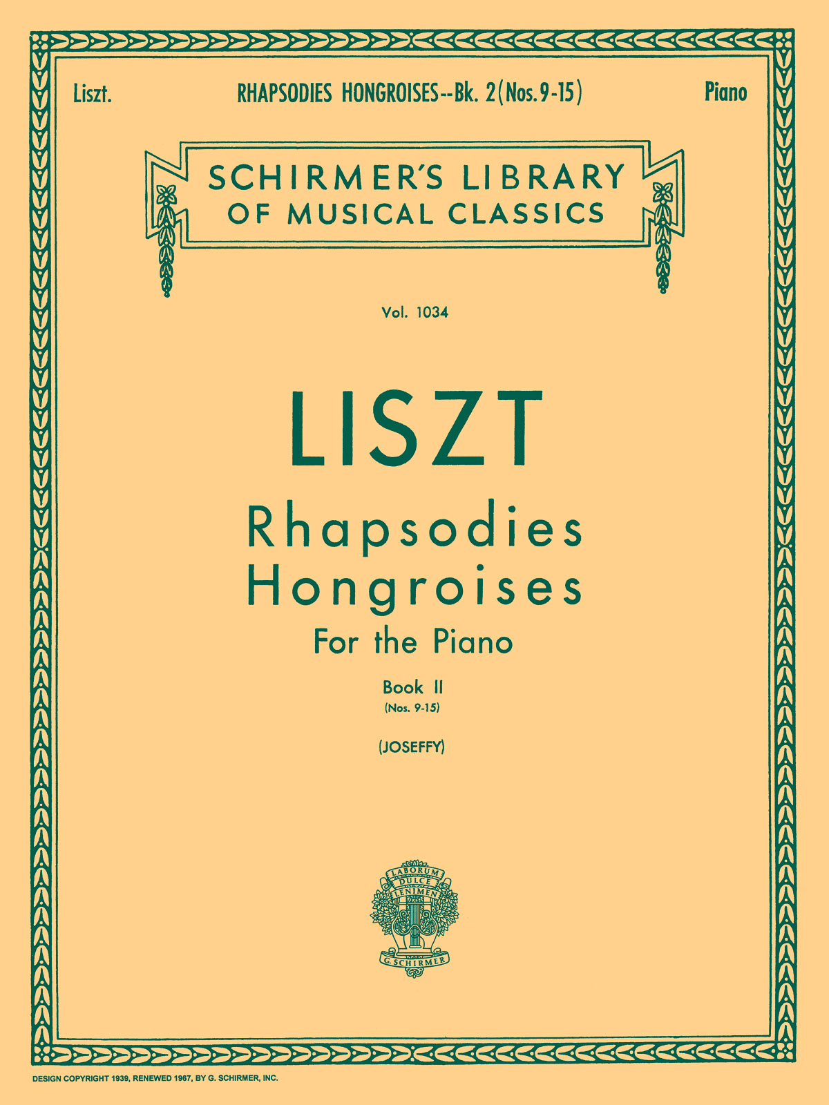 Franz Liszt: Rhapsodies Hongroises - Book II (Nos. 9-15)