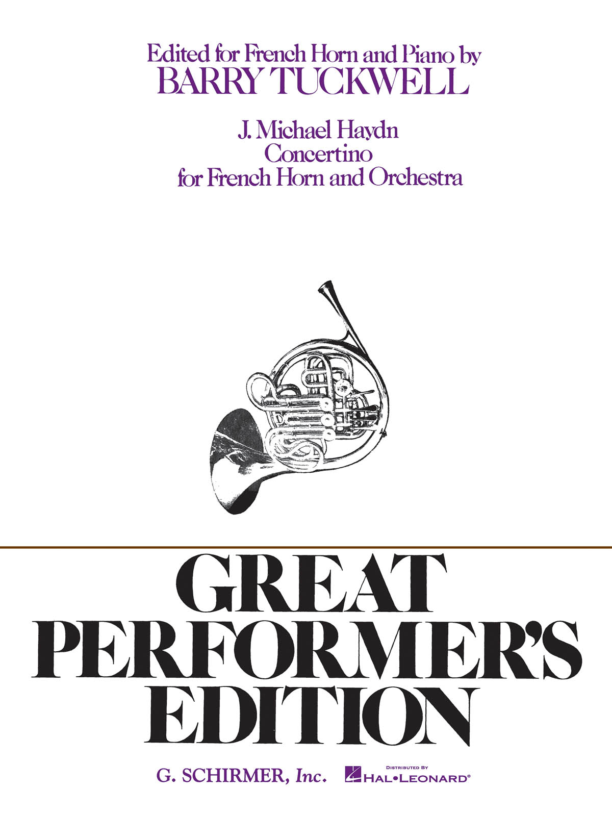 Michael Haydn: Concertino For French Horn And Orchestra (Horn/Piano)