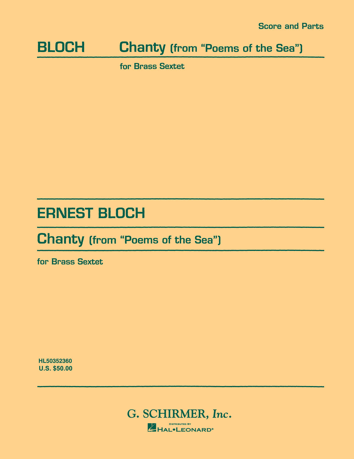 Ernest Bloch: Chanty (Brass Sextet)