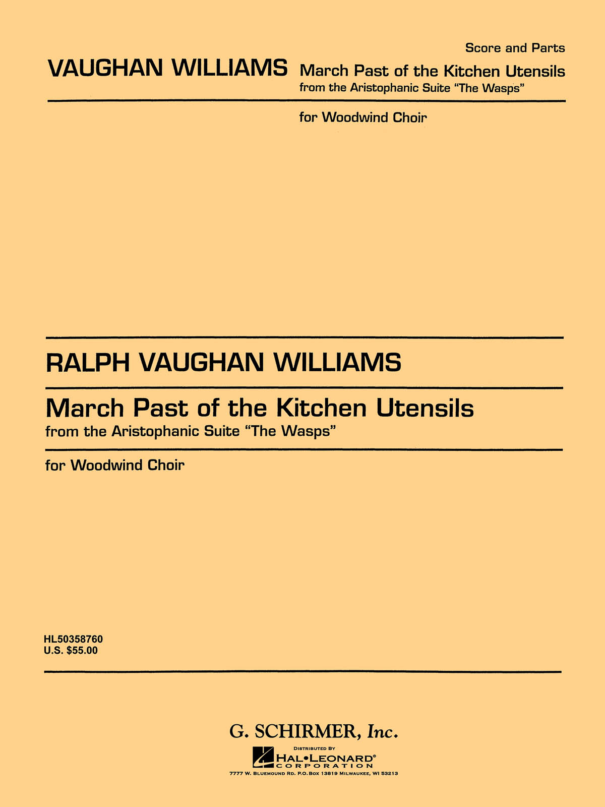 Ralph Vaughan Williams: March Past Of The Kitchen Utensils