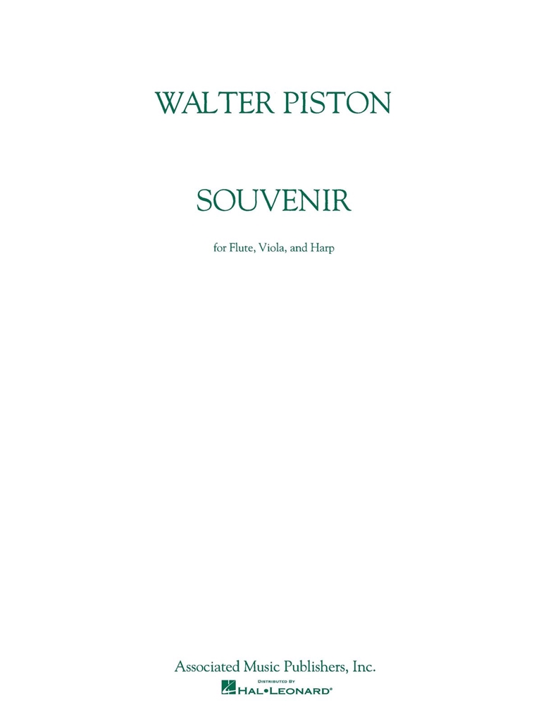 Walter Piston: Souvenir