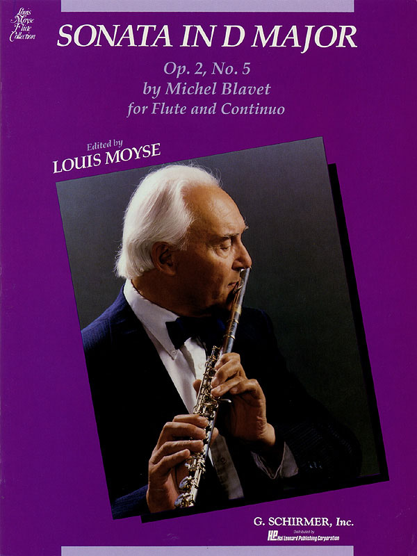 Michel Blavet: Sonata In D Major For Flute And Piano Op. 2 No. 5