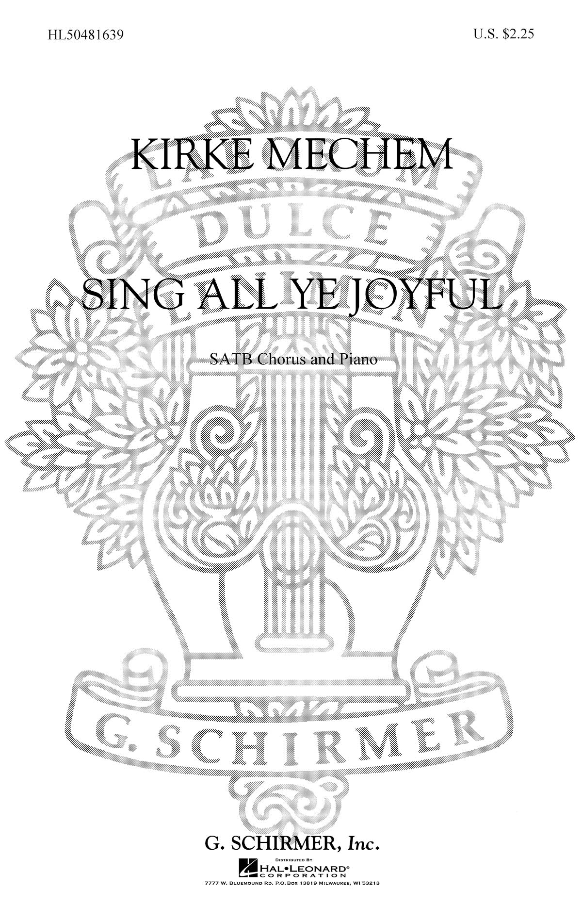 Sing All Ye Joyful - Piano