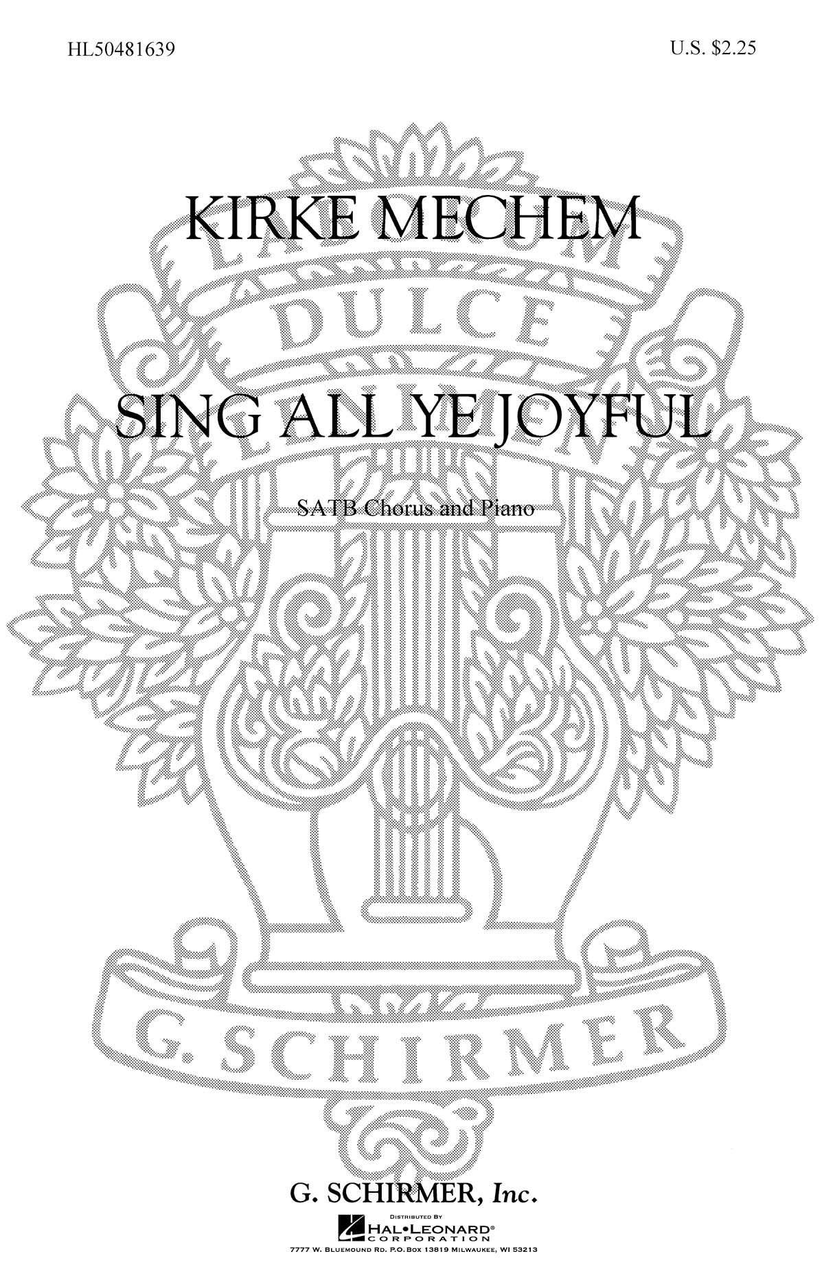 Sing All Ye Joyful - Piano