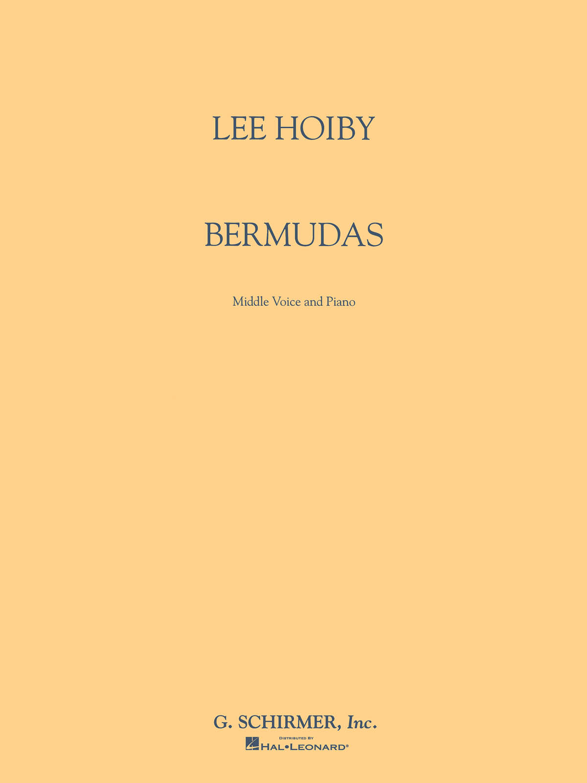 Lee Hoiby: Bermudas (Voice/Piano)