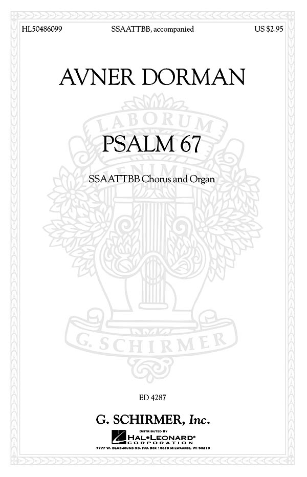 Avner Dorman: Psalm 67