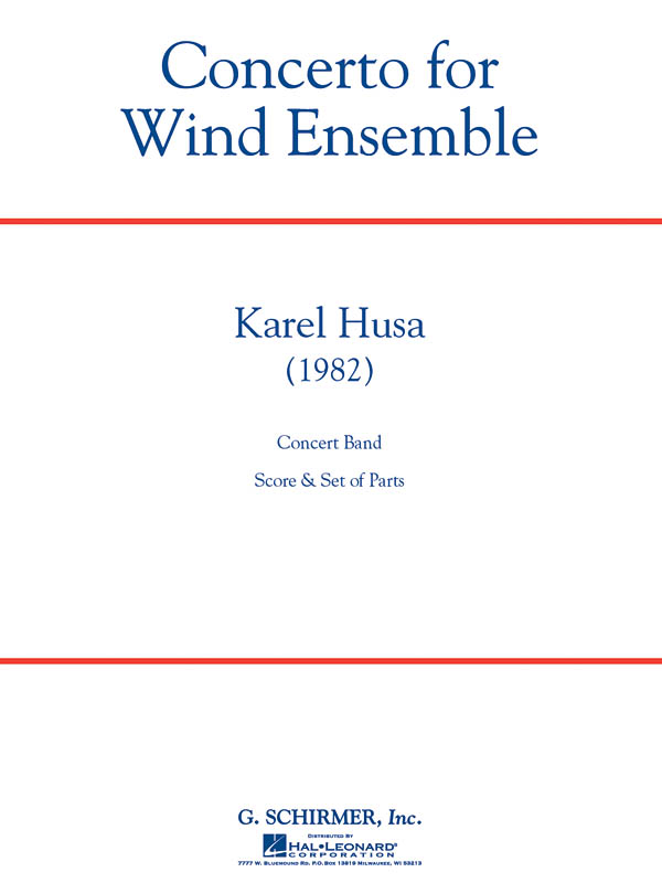 Karel Husa: Concerto For Wind Ensemble Score & Parts (Rev. 2008)