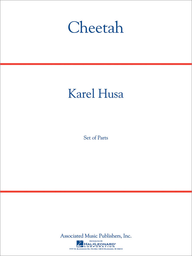Karel Husa: Cheetah Full Score