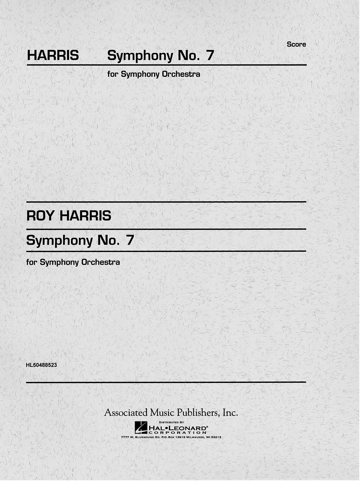 Roy Harris: Symphony No.7 (Study Score)
