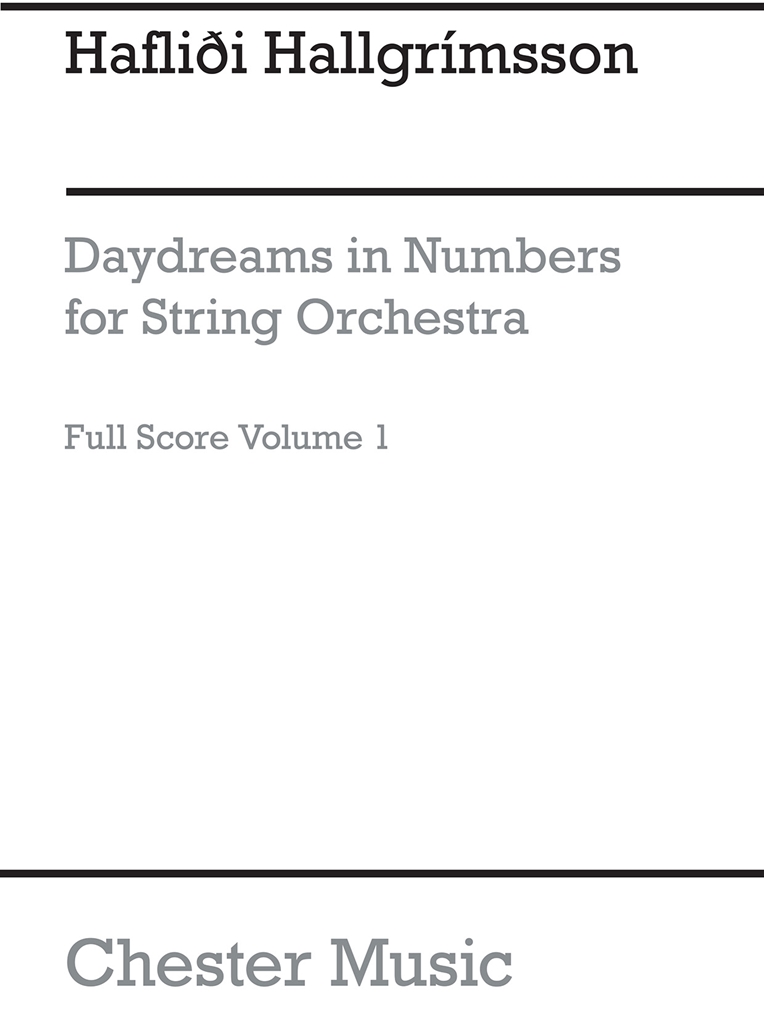 Hallgrimsson: Daydreams In Numbers Vol.1 (Score)