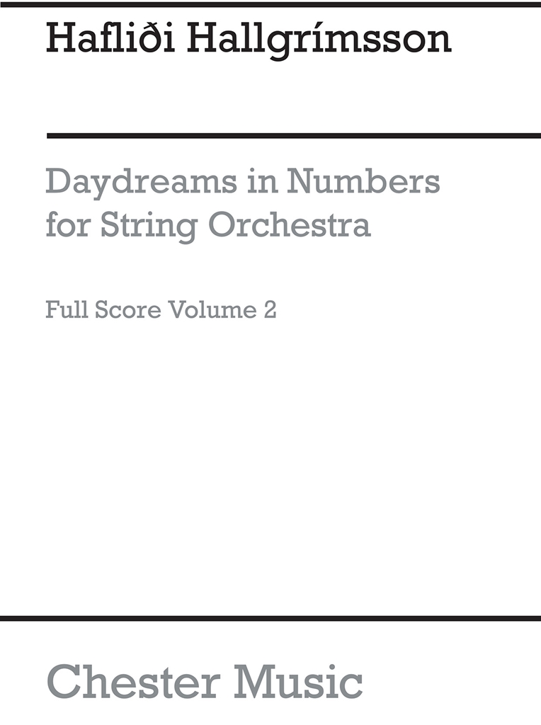 Hallgrimsson: Daydreams In Numbers Vol.2 (Score)