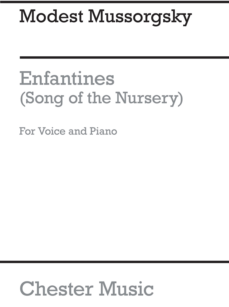 Modest Mussorgsky: Enfantines (Voice And Piano)