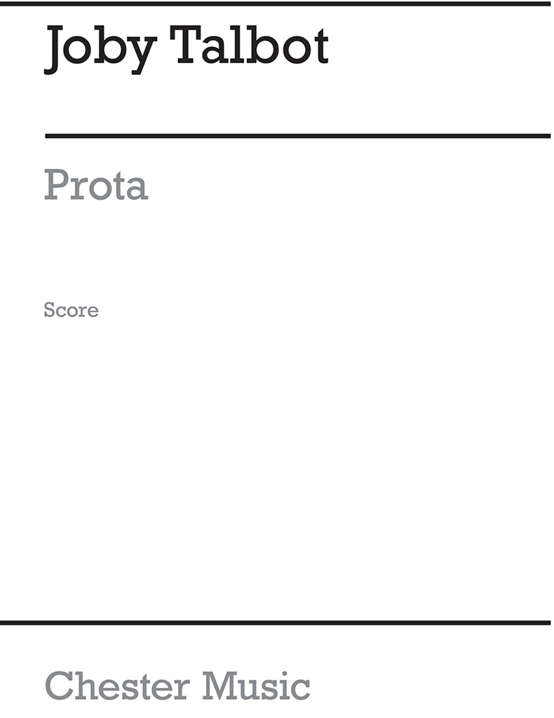 Joby Talbot: Prota Organ Duet (Score)