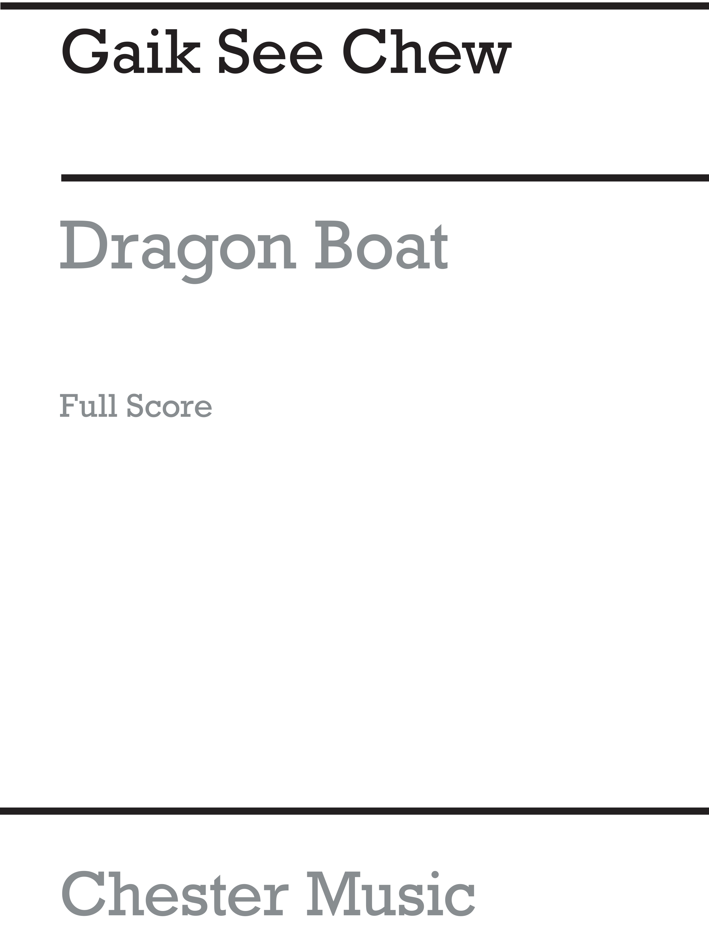 Chew: Dragon Boat (Score)
