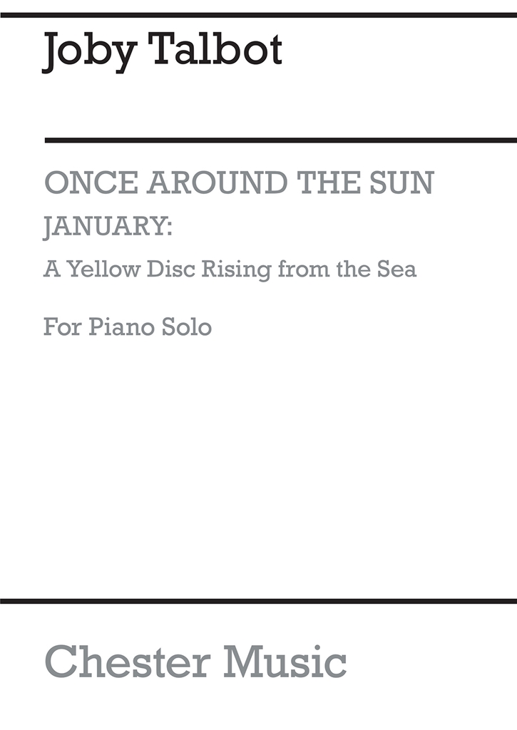 Talbot, J January A Yellow Disc Rising From The Sea Pf Solo