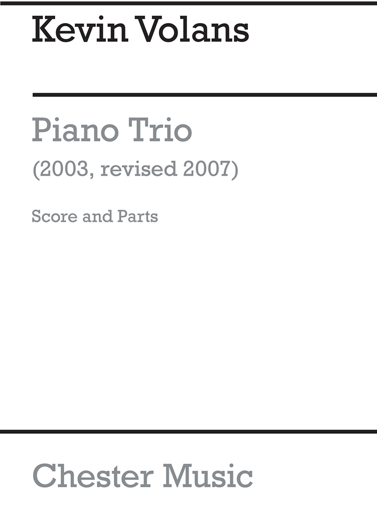 Kevin Volans: Piano Trio