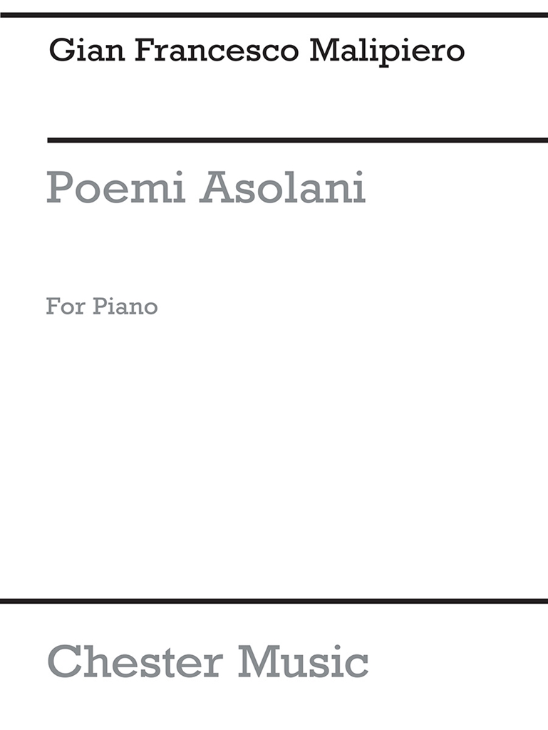 Malipiero Poemi Asolani Pf